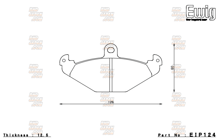 Endless Brake Pads Type MX72 Plus Full Set - Civic Type-R FK8